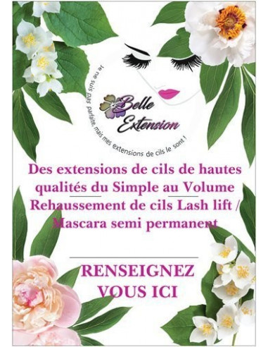 Poster Belle Extension de Cils 25,00 € Poster/Dépliants